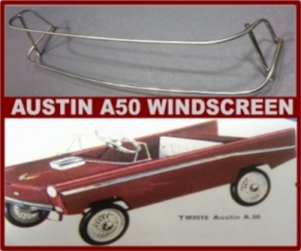 Tri-ang Austin A50 pedal car windscreen